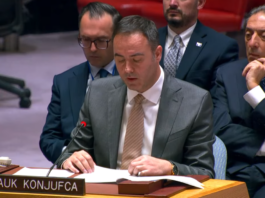 Konjufca u SB UN: Zatvorili smo ilegalne strukture Srbije, izveštaj UNMIK-a zasnovan na propagandi; Haška presuda sadrži greške FOTO: Gljauk Konjufca/UN SB