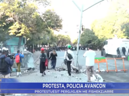 Šesti dan protesta u Albaniji: Sukobi na ulicama Tirane, stotine uhapšenih, Rama odbija ostavku i upozorava na ugrožavanje evropskog puta FOTO: Top Chann el skrinšot/Protesti u Albaniji