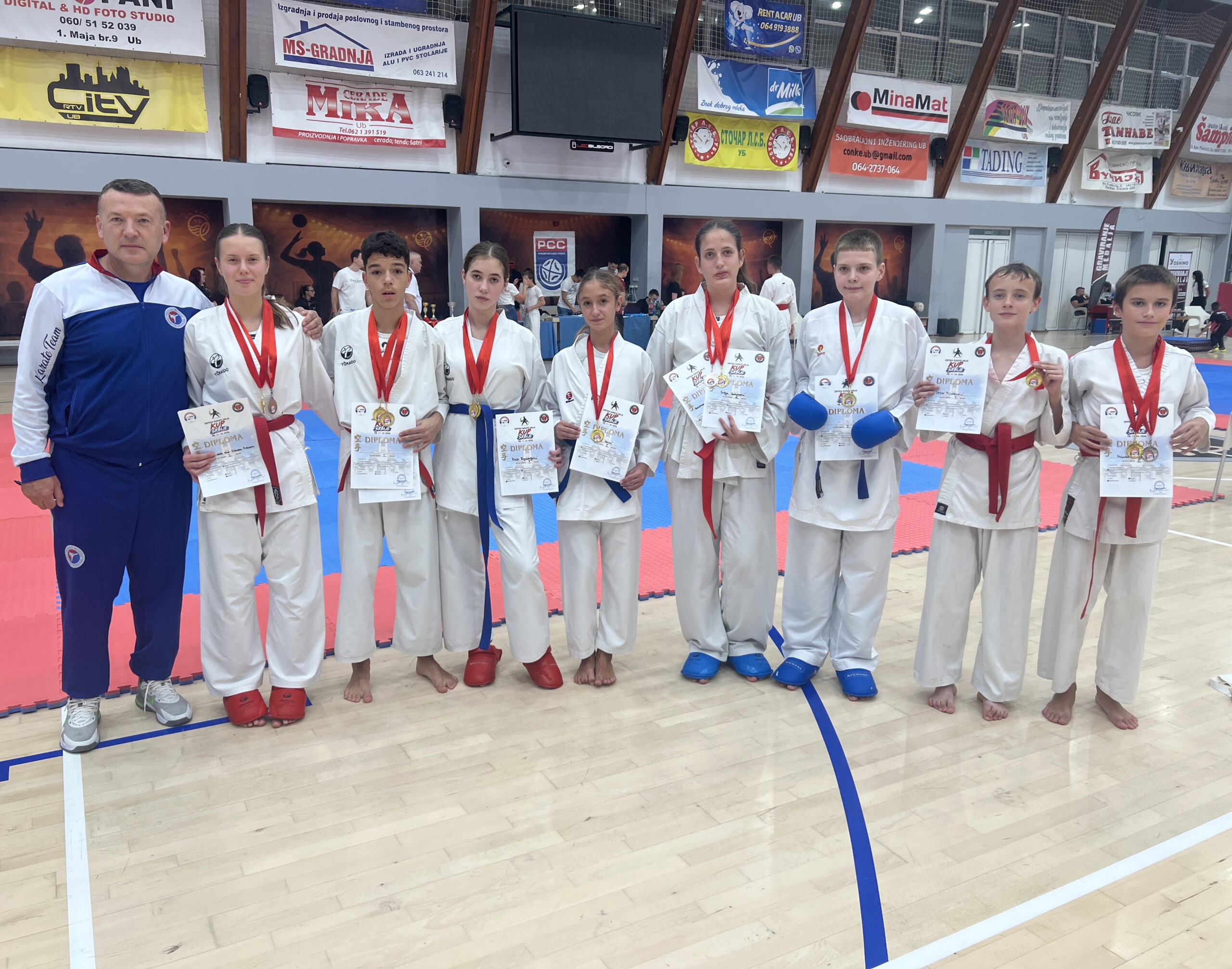 Mitrovački karatisti osvojili deset medalja na Kupu Srbije